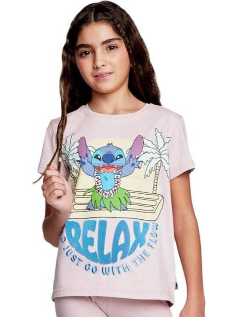 PLAYERA ESTAMPADA APLICACIONES PALO DE ROSA DISNEY