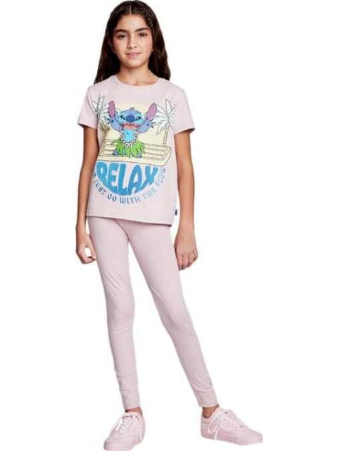 PLAYERA ESTAMPADA APLICACIONES PALO DE ROSA DISNEY