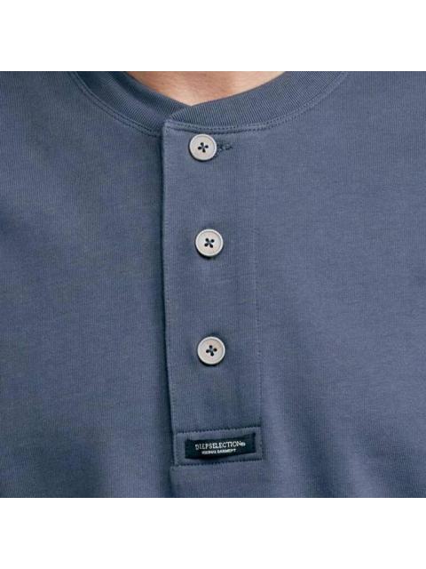 PLAYERA MANGA LARGA BASICO AZUL D.E.E.P SELECTION