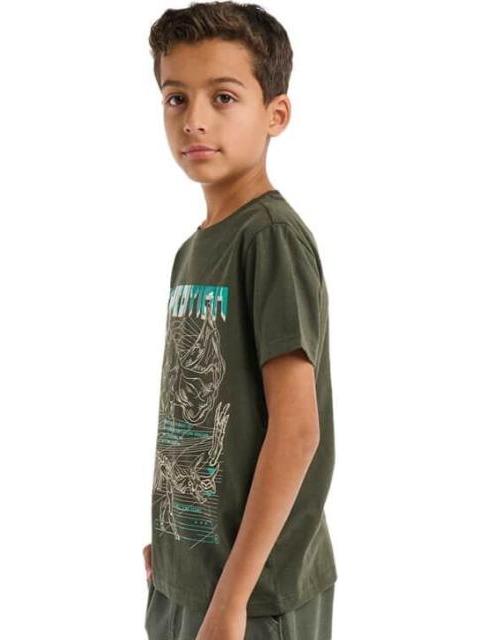 PLAYERA PLAYERA APLICACIONES VERDE OLIVO NEXT CO