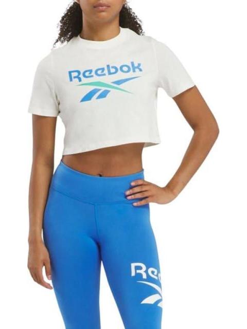 PLAYERA REEBOK IDENTITY BIG LOGO CROP TEE GRIS REEBOK