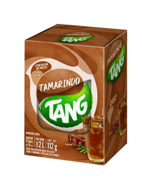 POLVO PARA PREPARAR BEBIDA TANG SABOR TAMARINDO PAQUETE CON 8 SOBRES