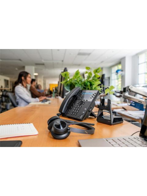 POLY AUDIFONOS CON MICROFONO POLYCOM VOYAGER 432 BLUETOOTH ALAMBRICO USB-C NEGRO