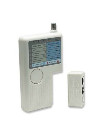 INTELLINET PROBADOR DE CABLES 4 EN 1 RJ-11-RJ-45-USB-BNC