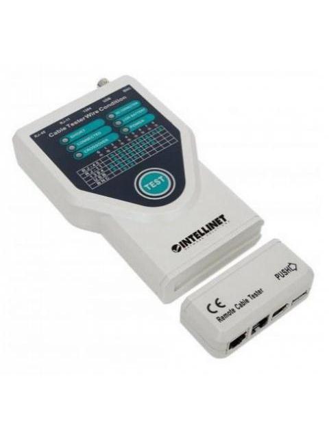INTELLINET PROBADOR DE CABLES 5 EN 1 RJ-11 - RJ-45- USB- BNC- FIREWIRE