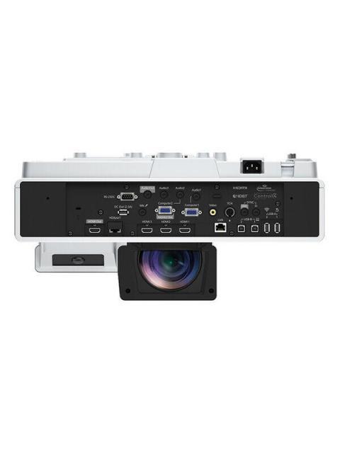 PROYECTOR INTERACTIVO EPSON BRIGHTLINK 1485FI+ 3LCD LASER WXGA 1366 X 720 5000 LUMENES TIRO ULTRA CORTO CON BOCINAS BLANCO