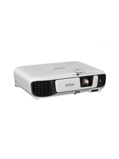 PROYECTOR EPSON POWER LITE W52+ 3LCD WXGA 1280 X 800 4000 LUMENES CON BOCINA BLANCO-NEGRO
