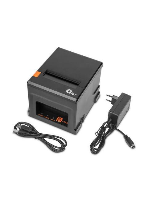 QIAN QOP-T80BL-RI IMPRESORA DE TICKETS TERMICO 203PPP USB BLUETOOTH NEGRO