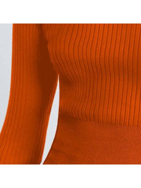 BLUSA CUELLO RUSO MANGA LARGA NARANJA SAO PAULO