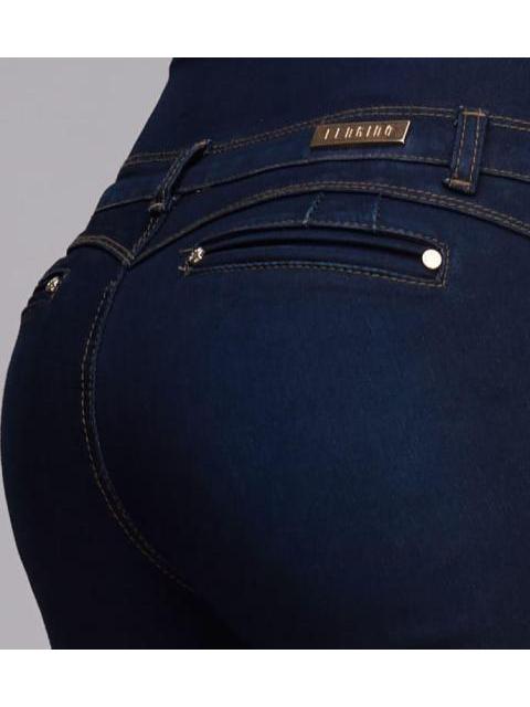 JEANS CINTURA SUPERALTA INDIGO FERGINO