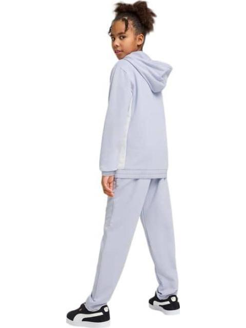 ROPA CASUAL METALLIC HOODED SWEAT SUIT TR G LILA PUMA