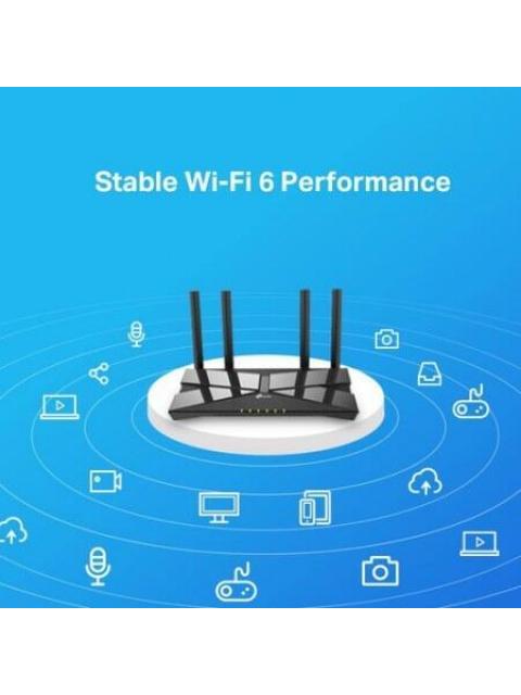 ROUTER TP-LINK GIGABUIT ETHERNET DE BANDA DUAL AX1500 ARCHER AX10 PARA GAMING INALAMBRICO 1500 MBIT-S 5X RJ-45 2.4-5GHZ CON 4 ANTENAS EXTERNA