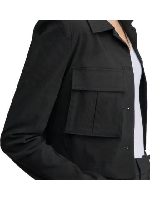 SACO CROP LISO NEGRO HOLLY LAND