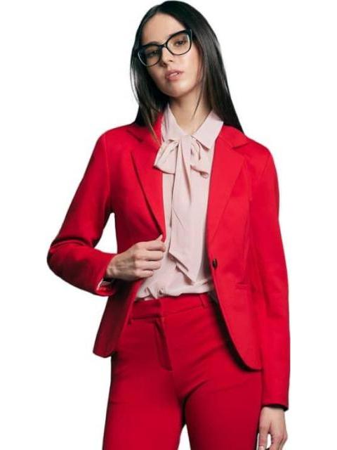 SACO DE VESTIR STRETCH ROJO HOLLY LAND