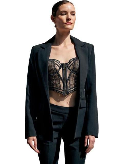 SACO LISO NEGRO HOLLY LAND