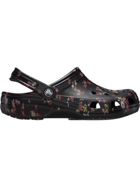 SANDALIA CLASSIC DITSY FLORAL NEGRO CROCS
