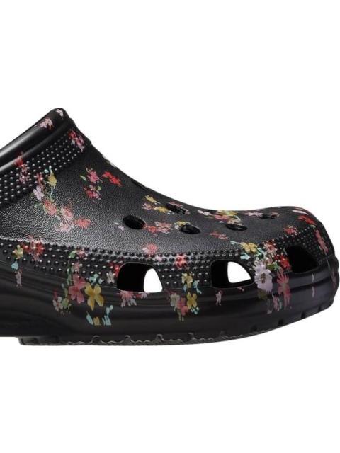 SANDALIA CLASSIC DITSY FLORAL NEGRO CROCS