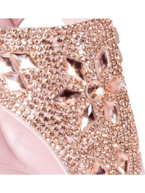 SANDALIA CONFORT CON BRILLOS ROSA SHOSH