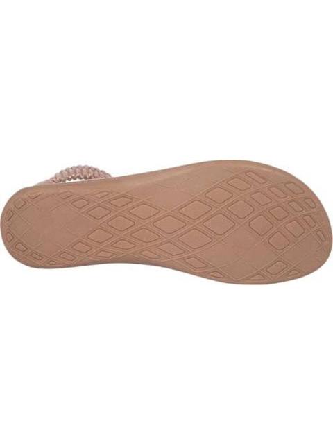 SANDALIA CONFORT CON BRILLOS ROSEGOLD VI LINE
