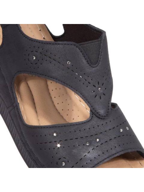 SANDALIA CONFORT NEGRO SHOSH