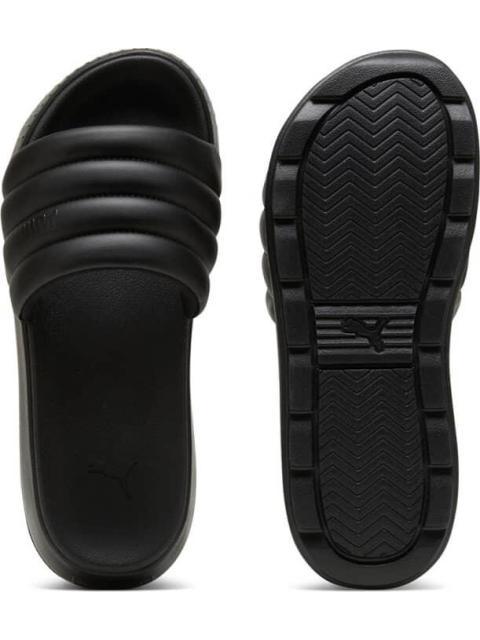 SANDALIA KARMEN SLIDE PUFFY WNS NEGRO PUMA
