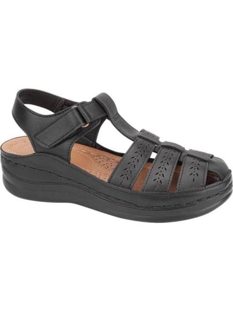 SANDALIA PERFORADA NEGRO SHOSH
