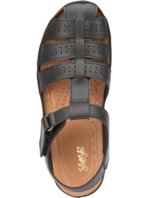 SANDALIA PERFORADA NEGRO SHOSH