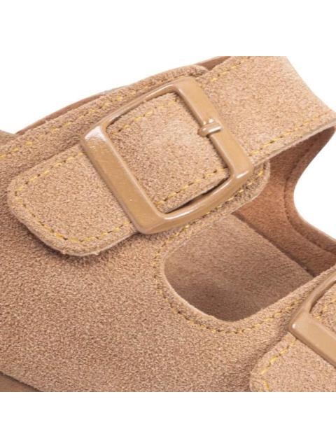 SANDALIA GAMUZA CAMEL VI LINE