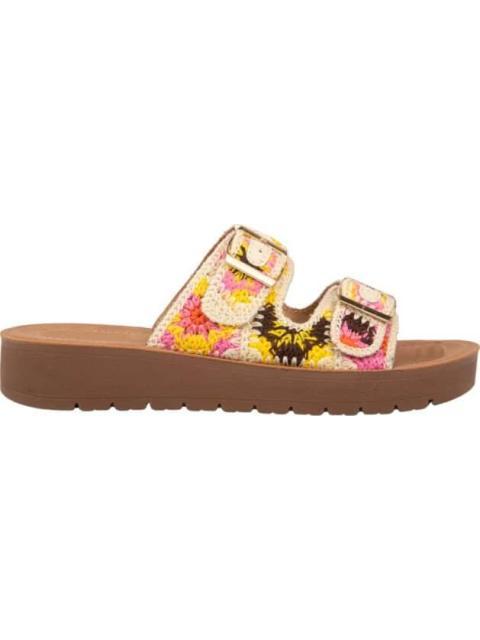 SANDALIA PLANA BEIGE VI LINE