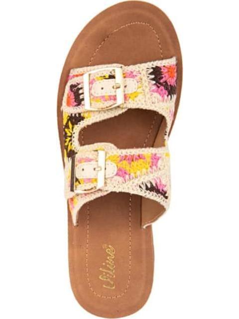 SANDALIA PLANA BEIGE VI LINE