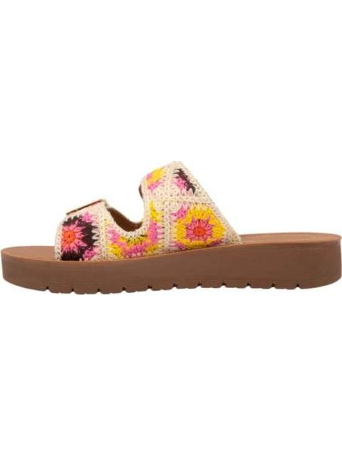SANDALIA PLANA BEIGE VI LINE