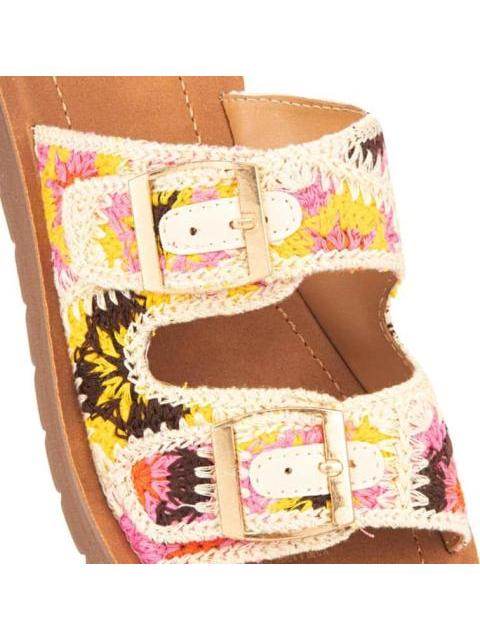 SANDALIA PLANA BEIGE VI LINE