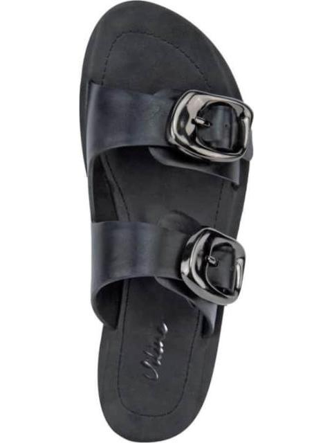 SANDALIA PLANA NEGRO VI LINE