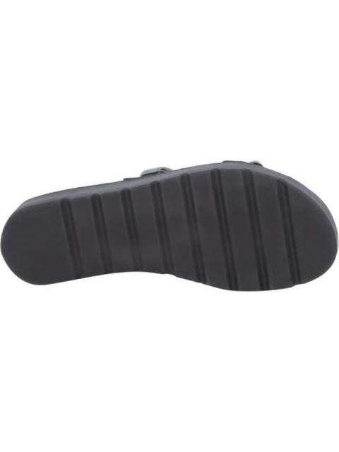 SANDALIA PLANA NEGRO VI LINE