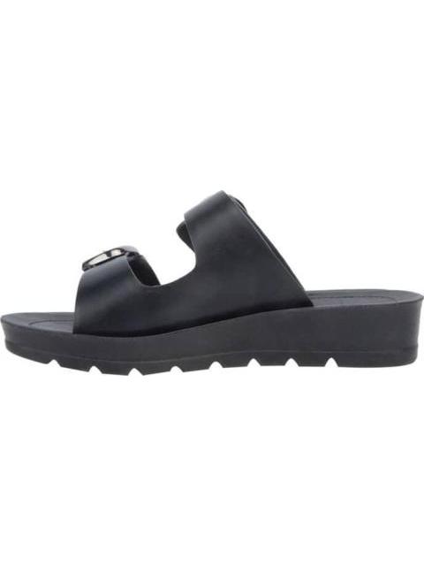 SANDALIA PLANA NEGRO VI LINE