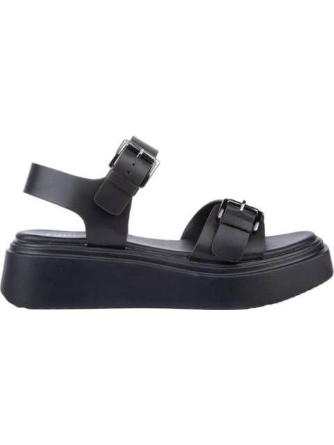 SANDALIA PLANA NEGRO VI LINE