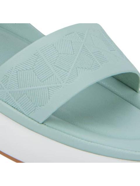 SANDALIA PLANA AZUL MENTA SHOSH