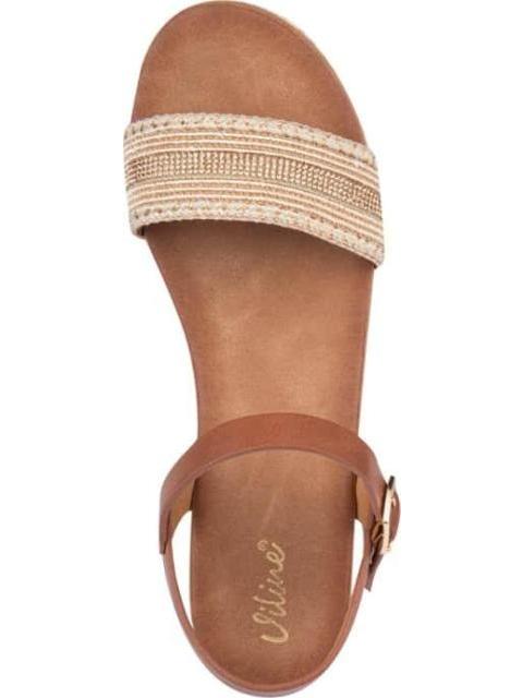 SANDALIA PLANA CAMEL VI LINE