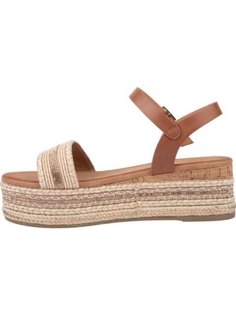 SANDALIA PLANA CAMEL VI LINE