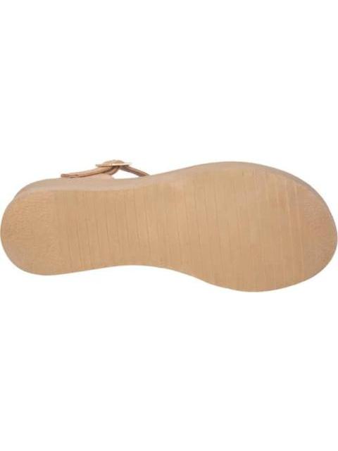 SANDALIA PLATAFORMA CON PIEDRAS CAMEL VI LINE