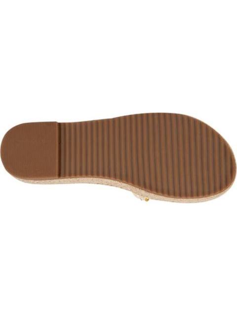 SANDALIA PLANA BRILLOS BEIGE VI LINE