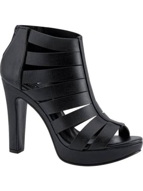 SANDALIA TACON BOTIN NEGRO YAELI FASHION