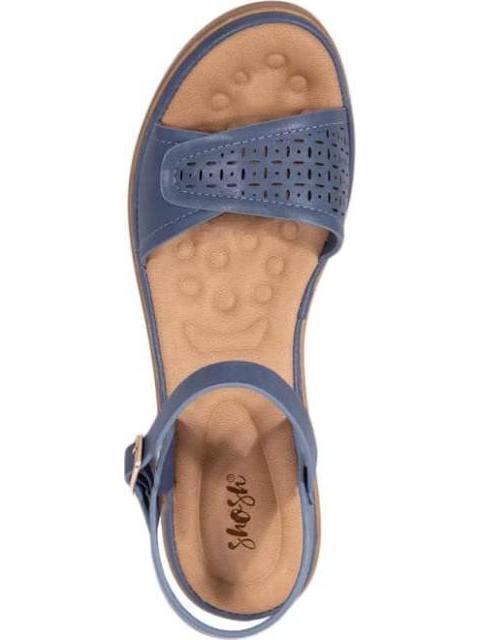 SANDALIA TACON CONFORT AZUL MARINO SHOSH