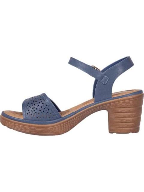 SANDALIA TACON CONFORT AZUL MARINO SHOSH