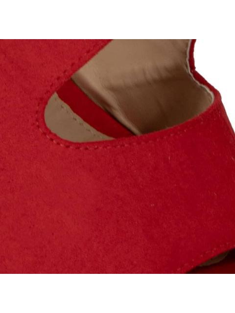 SANDALIA TACON DELGADO CRUZADA ROJO YAELI