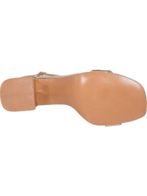 SANDALIA TACON METALICA ORO YAELI