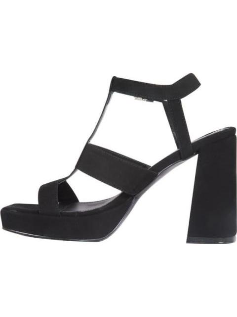 SANDALIA TACON PLATAFORMA BASICA NEGRO YAELI FASHION