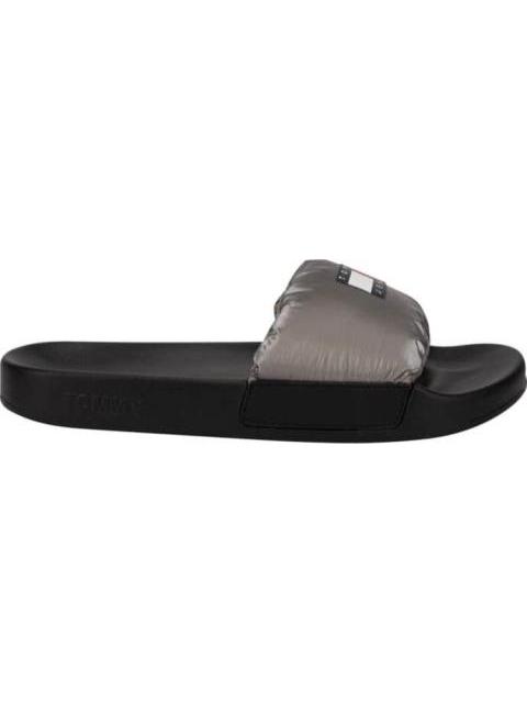 SANDALIA TJW INTERESTING MAT POOL SLID PLATA TOMMY HILFIGER