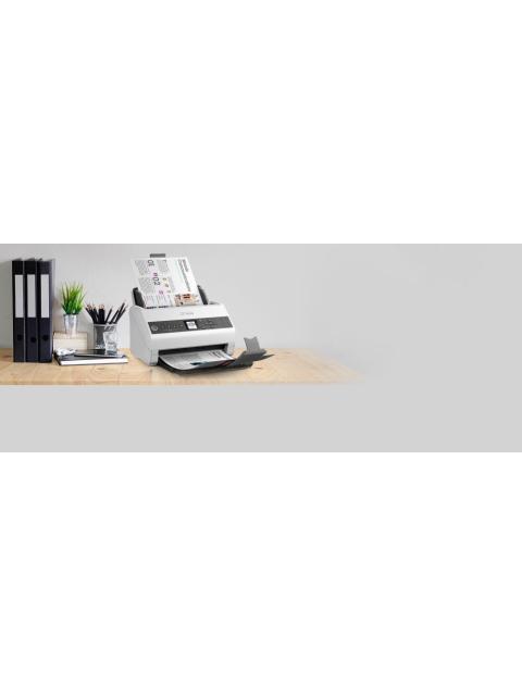 SCANNER EPSON WORKFORCE DS-730N 600 X 600DPI ESCANER COLOR ESCANEADO DUPLEX USB-ETHERNET NEGRO-GRIS