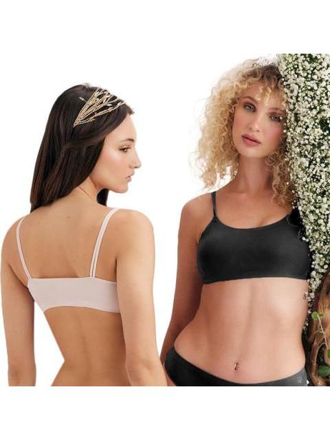 SET 2 TOPS SIN COSTURAS ROSA LOVE TO LOUNGE